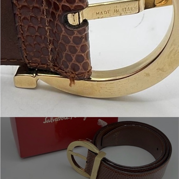 Pre loved Salvatore Ferragamo belt - Picture 2 of 5